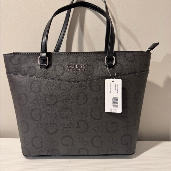 Guess Handbags - GUESS Charcoal Black Women's Tote